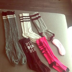 5 Pairs of Pink by Victoria's Secret Socks